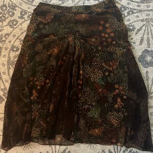Canvasbacks vintage floral skirt